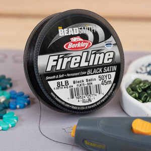 8lb Fireline - Black Satin - 50 yards
