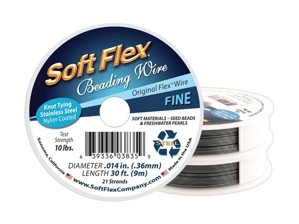 Soft Flex-10ft-Fine-Satin Silver