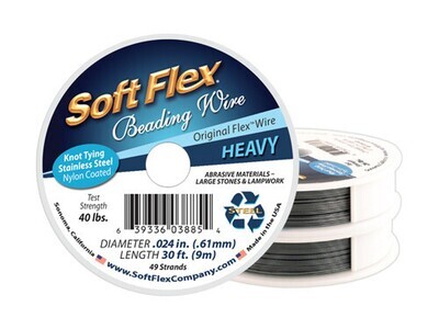 Soft Flex-30ft-Heavy-Satin Silver