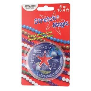 .8mm Stretch Magic Cord - Clear 