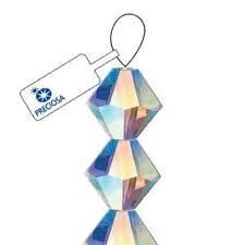 4mm Bicone: Crystal AB 2x 24pcs