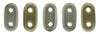 Bar Bead - Matte Metallic Leather (2-Hole) 389-26-K0167