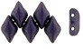 GemDuo (2-Hole) Metallic Suede Dark Purple 379-85-79022