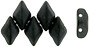 379-85-M2398: Matte Jet Black GemDuo