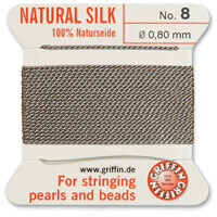 Griffin Silk Grey Size 8