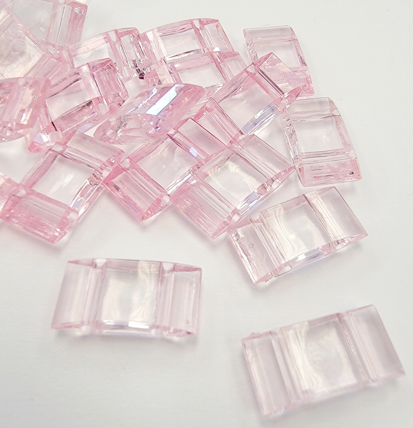 Carrier Beads 25pcs - Lt Pink