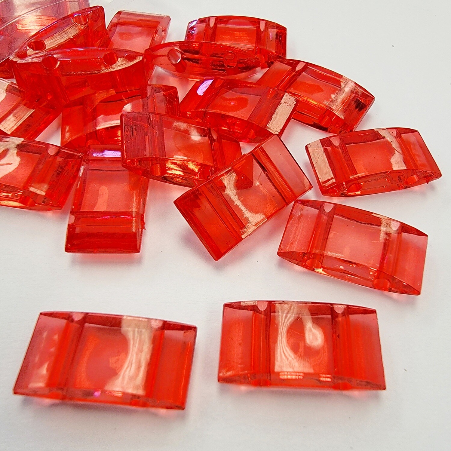 Carrier Beads 25pcs - Red