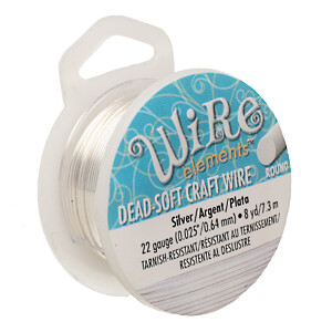 Craft Wire:  22ga Silver 