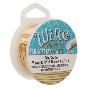 Craft Wire: 22ga Gold 
