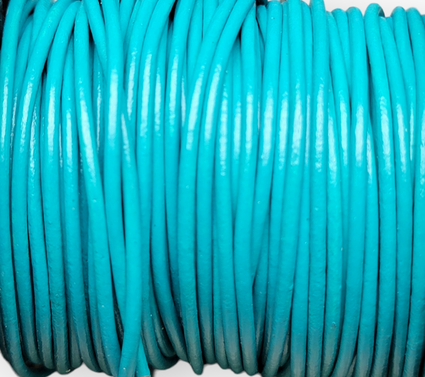 1.5mm Indian Leather - Turquoise (sold by the yard)