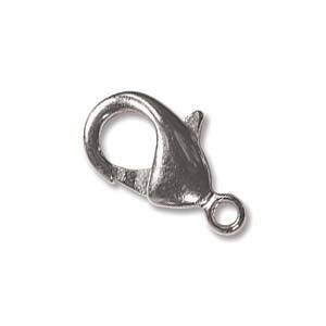 Lobster Claw: 15mm Silver Plated