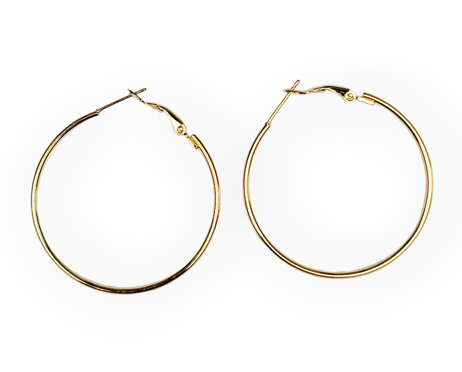 GLD PLTD 40mm Earring Hoops EHP40GP