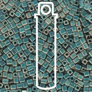 SB3-2008: MATTE PATINA AB MIYUKI 3MM CUBES (20 grams)