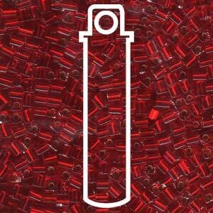 SB3-011: SILVER LINED RUBY MIYUKI 3MM CUBES (20 grams)