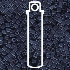 SB3-2001: MATTE GUNMETAL MIYUKI 3MM CUBES (20 grams)