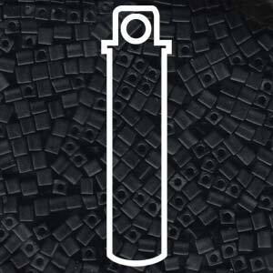 SB3-401F: MATTE BLACK MIYUKI 3MM CUBES (20 grams)