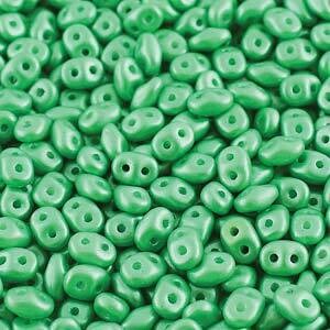 DU0502010-24010: SUPERDUO 2.5X5MM PEARL SHINE LIGHT GREEN
