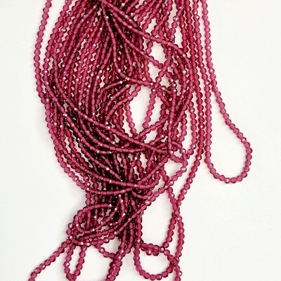 2mm CZ Dk Pink 2mm CZ Dk Pink