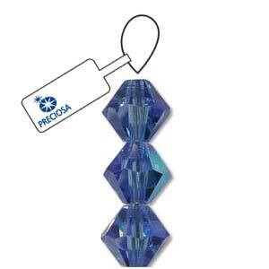 4mm Bicone: Sapphire AB 24pcs 4mm Bicone: Sapphire AB 24pcs
