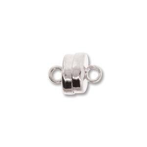 7mm Magnet Clasp - Silver Plated 