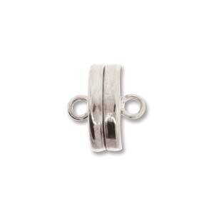 10mm Magnetic Clasp - Silver Plated MGN11SP