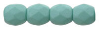 3mm Fire Polish Beads: Saturated Teal