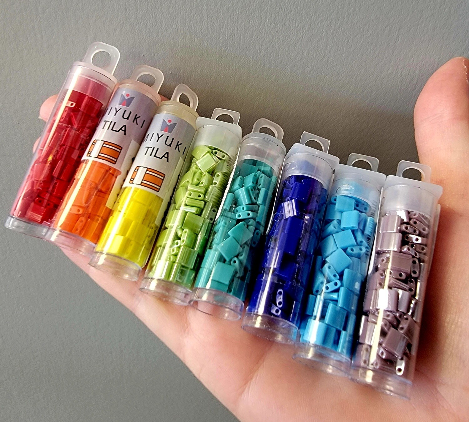 Bead Collection: Tila FULL Bead Rainbow Collection Bead Collection: Tila FULL Bead Rainbow Collection