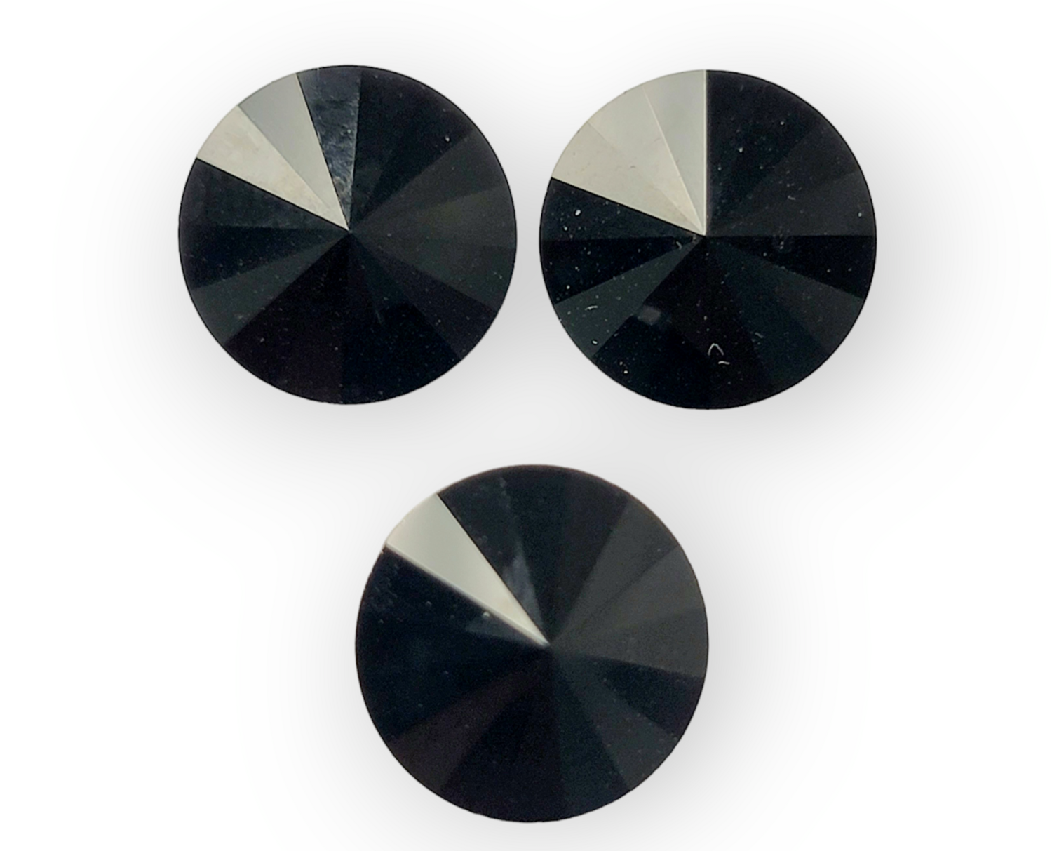 10mm Preciosa Rivoli Maxima - Jet 