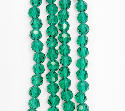 6mm Round Green Zircon tp