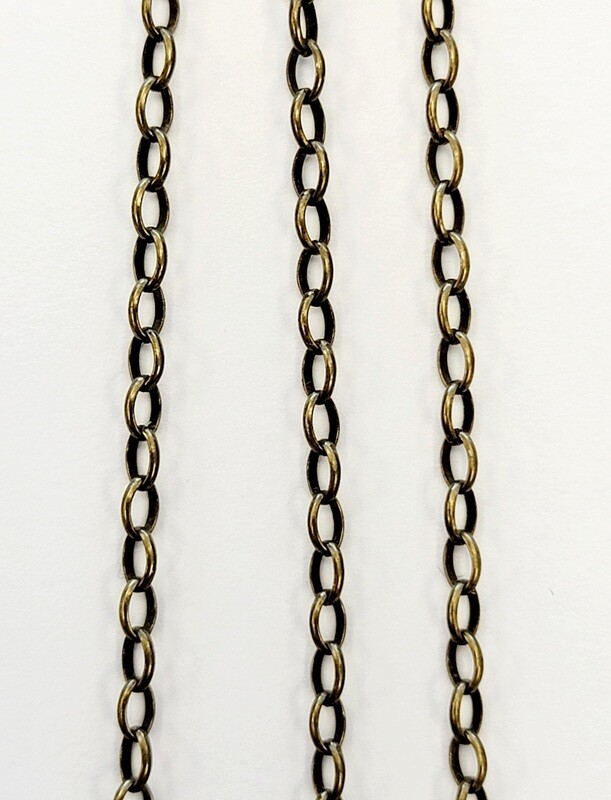 Rolo Chain - Antique Brass