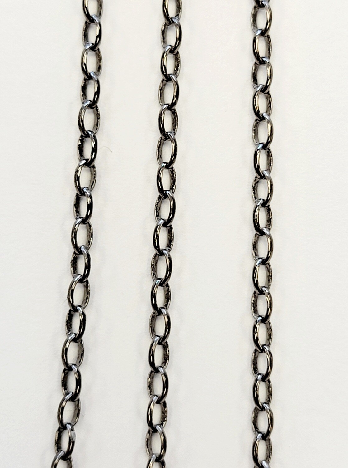 Rolo Chain - Gunmetal Plated Rolo Chain - Gunmetal Plated