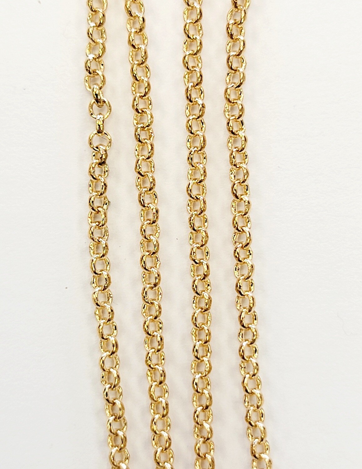 Rolo Chain 2mm - Gold Plated Rolo Chain 2mm - Gold Plated