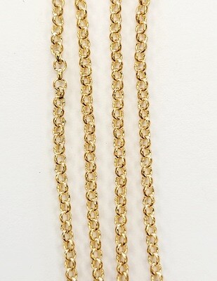 Rolo Chain 2mm - Gold Plated