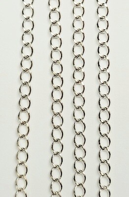 Curb Chain - Silver Plated