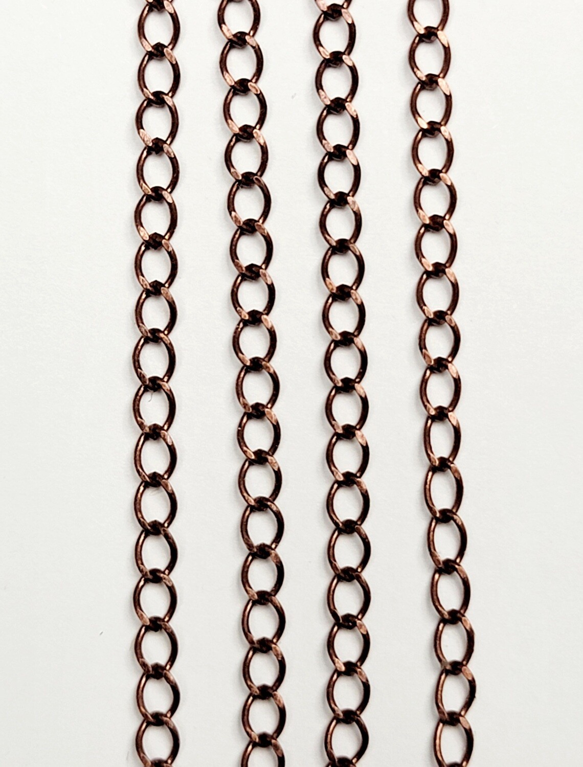 Curb Chain - Antique Copper Curb Chain - Antique Copper