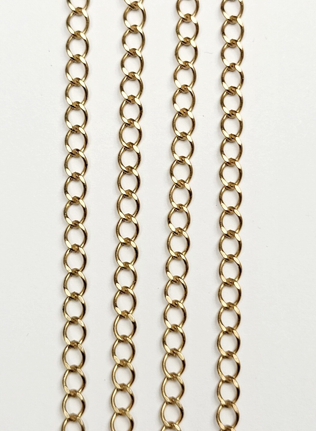 Curb Chain - Satin Hamilton Gold