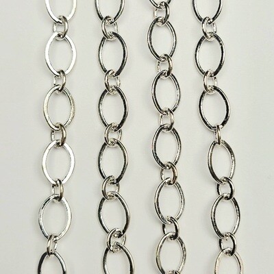 Cable Chain Smooth - Silver Plated