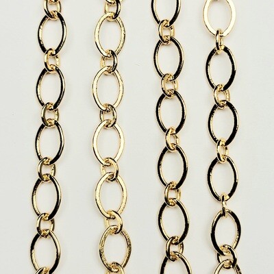 Cable Chain Smooth - Gold Plated