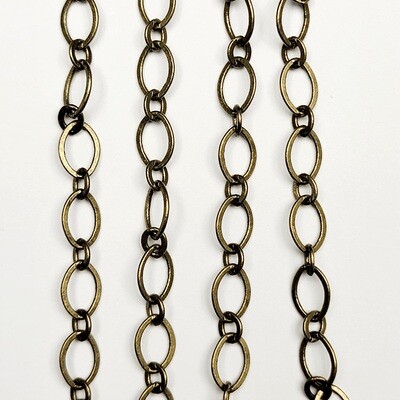Cable Chain Smooth - Antique Brass