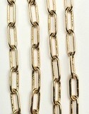 Paperclip Chain Smooth - Gold Plated