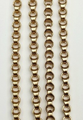 Box Rolo Chain - Satin Hamilton Gold