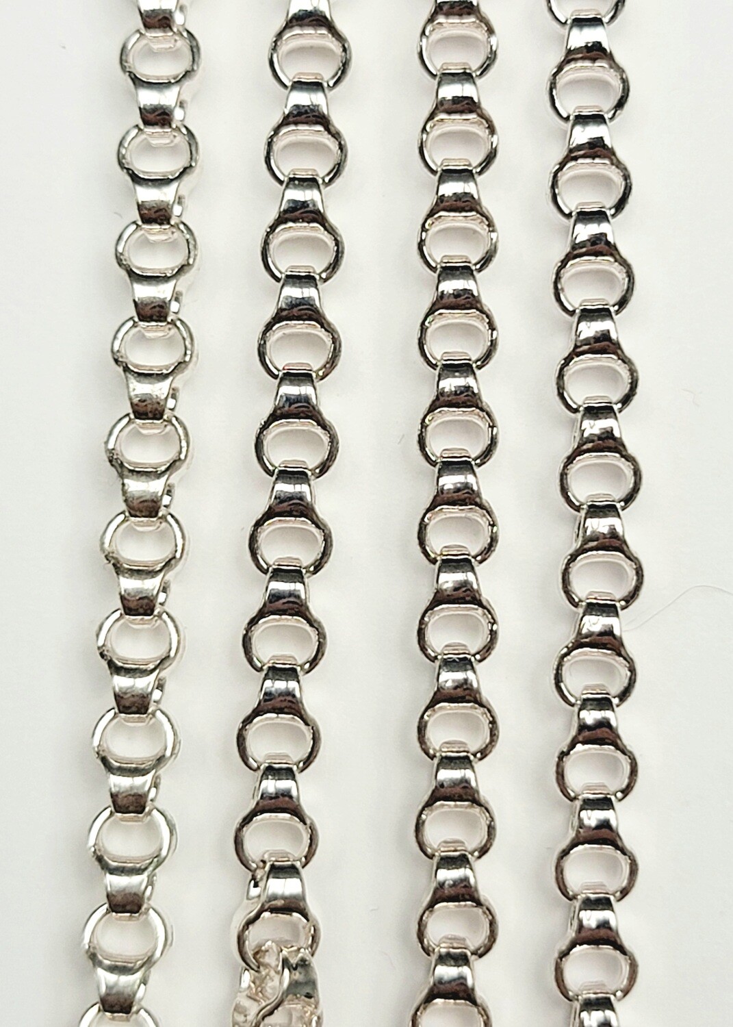 Box Rolo Chain - Silver Plated Box Rolo Chain - Silver Plated