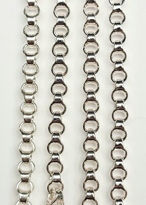 Box Rolo Chain - Silver Plated