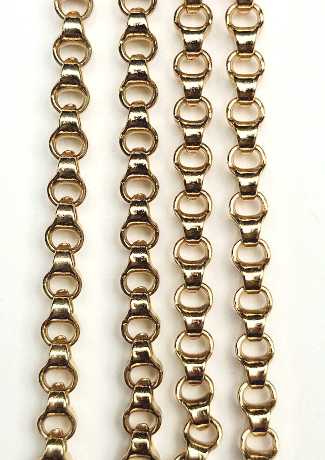 Box Rolo Chain - Gold Plated Box Rolo Chain - Gold Plated