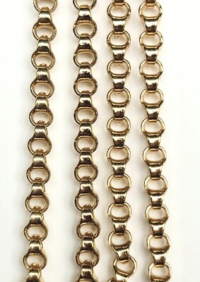 Box Rolo Chain - Gold Plated