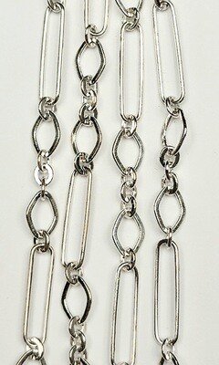 Paperclip Specialty Chain - Silver Plated