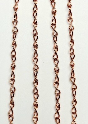 Cable Infinity Chain 5x2mm - Copper Plated