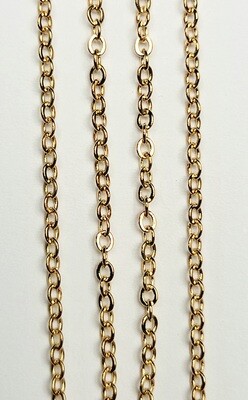 Cable Chain Petite 1.7mm - Gold Plated