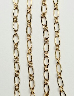 Cable Chain Oval - Gold Plated