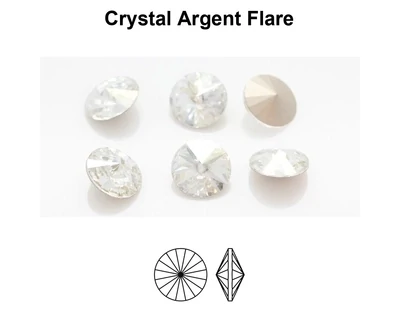 14mm Agate Flair - Preciosa Rivoli